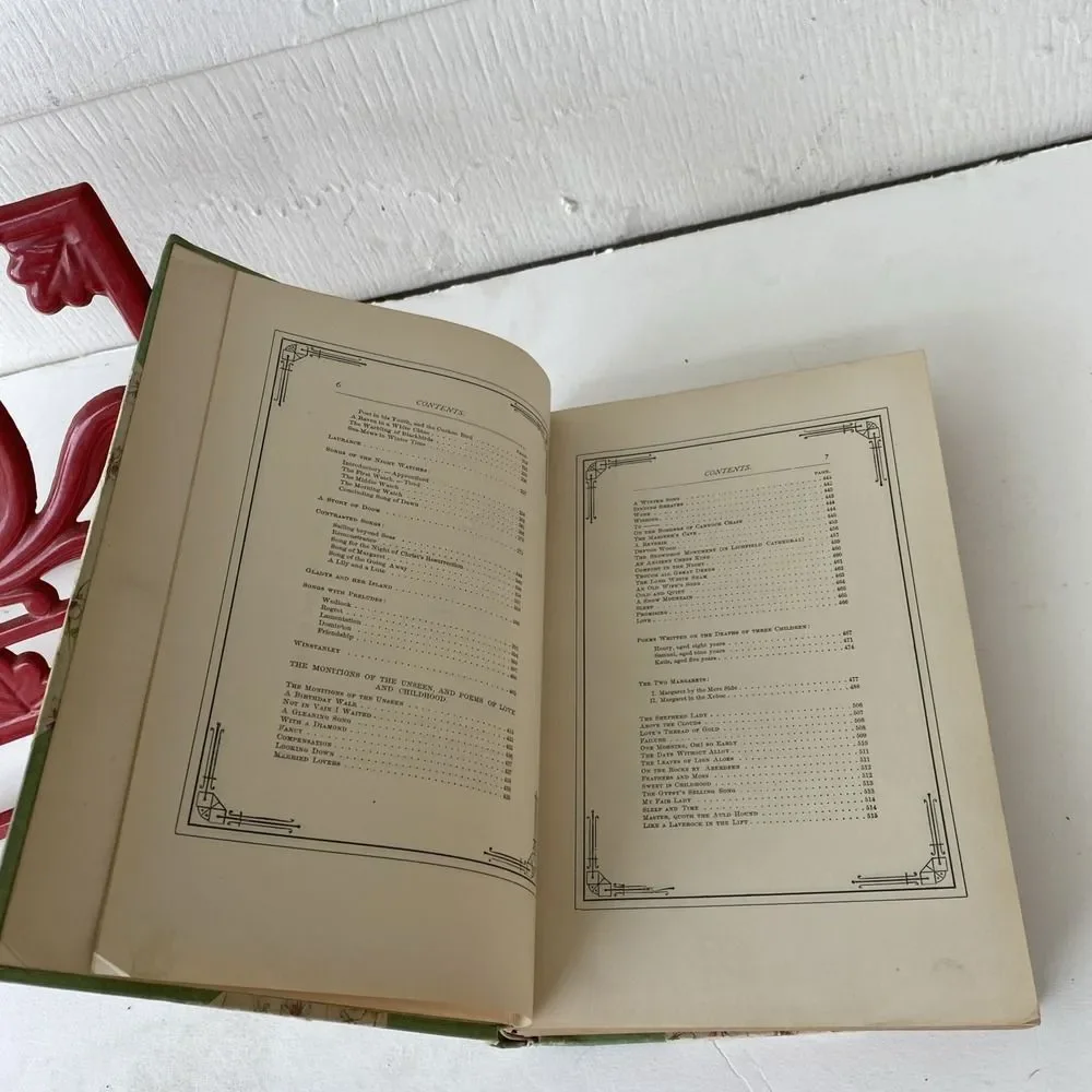 The Poetical Works Of Jean Ingelow 1894 1863 19th Century English Poetry Floral